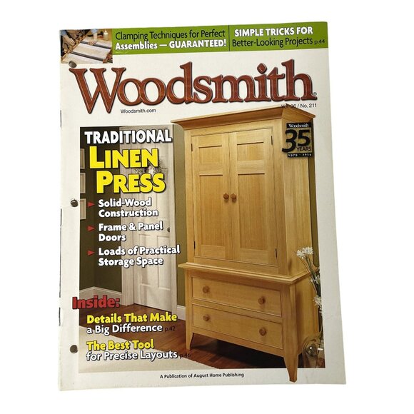 Woodsmith Magazine u Vol 36 Issue 211 Feb Mar 2014 Tip Tricks Techniques - Picture 1 of 11